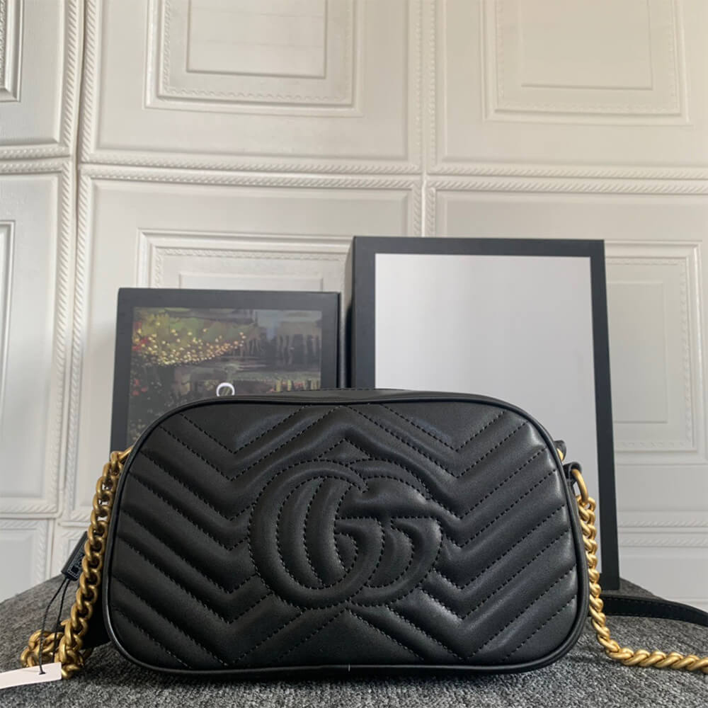 GG Marmont small matelasse shoulder bag