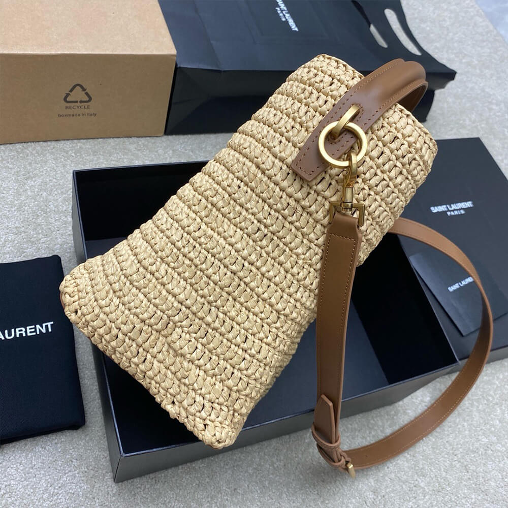 YSL LE 37 Raffia Bag In Brown(High-end Grade)