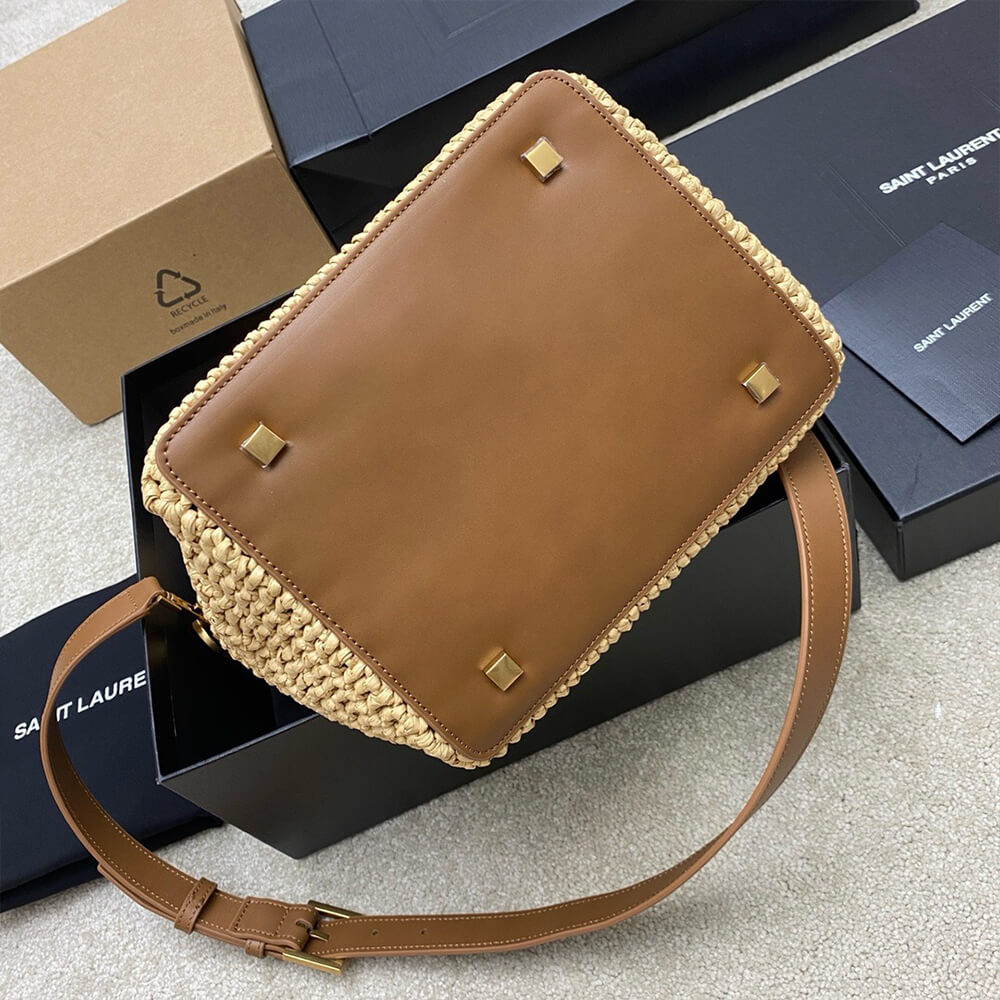 YSL LE 37 Raffia Bag In Brown(High-end Grade)