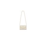 YSL classic cassandre chain wallet in grain de poudre leather