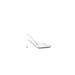 PRADA Mesh fabric slingback pumps