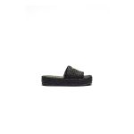 PRADA Crochet flatform slides