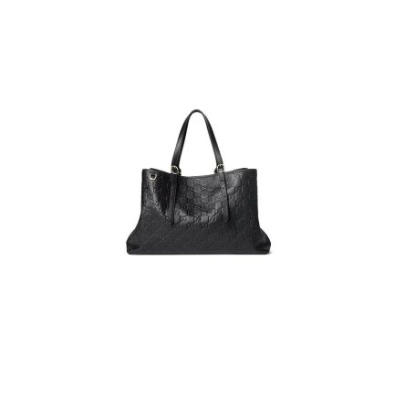 GG EMBLEM LARGE TOTE BAG  (HIGH-END GRADE)