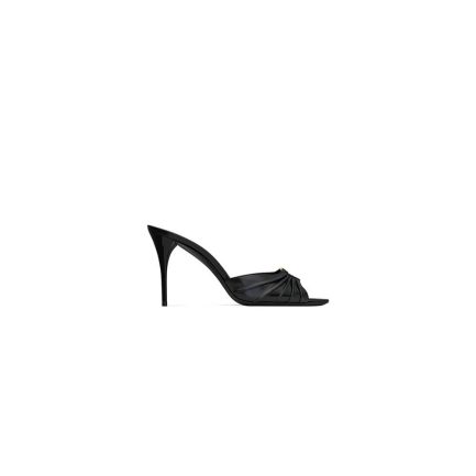 YSL BABYLONE MULES IN SMOOTH LEATHER