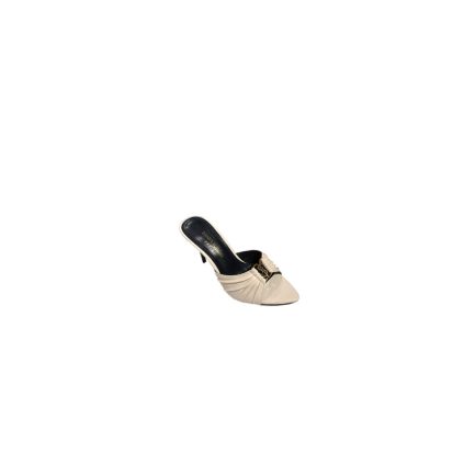 YSL BABYLONE MULES IN SMOOTH LEATHER