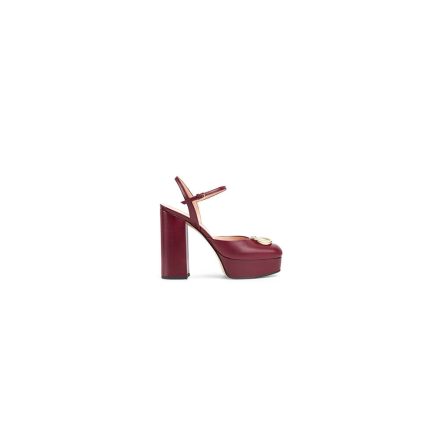GUCCI Women’s platform pump with crystal Double G