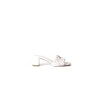 MiuMiu Matelass nappa leather slides