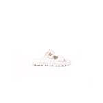 MiuMiu Matelass nappa leather slides