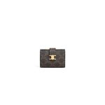 CELINE NINO Logo Print Slim Wallet