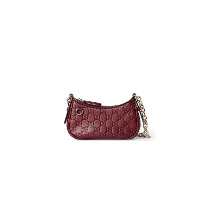 GG EMBLEM MINI SHOULDER BAG