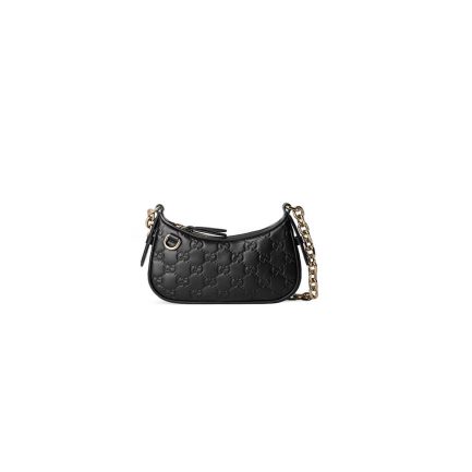 GG EMBLEM MINI SHOULDER BAG