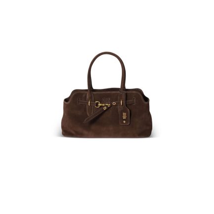 MIUMIU Large Aventure suede bag(HIGH-END GRADE)