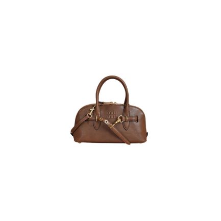 MIUMIU Regular Aventure nappa leather top-handle bag(HIGH-END GRADE)