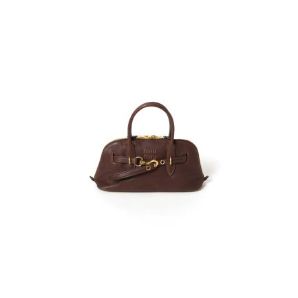 MIUMIU Regular Aventure nappa leather top-handle bag(HIGH-END GRADE)