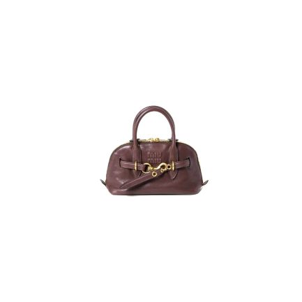 MIUMIU Small Aventure nappa leather top-handle bag(HIGH-END GRADE)