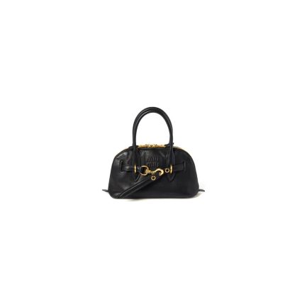 MIUMIU Small Aventure nappa leather top-handle bag(HIGH-END GRADE)