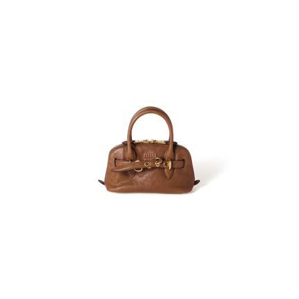 MIUMIU Mini Aventure mini nappa leather bag(HIGH-END GRADE)