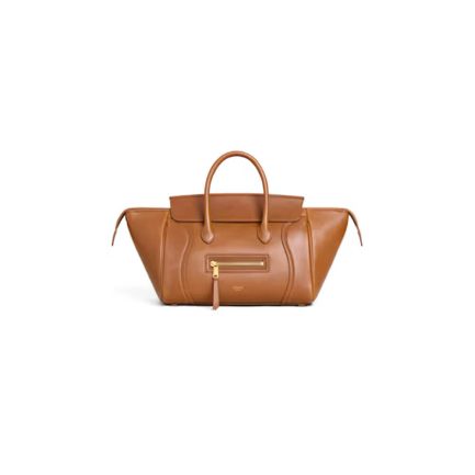 CELINE SMALL NEW LUGGAGE IN SUPPLE SHINY LAMBSKIN(HIGH-END GRADE)