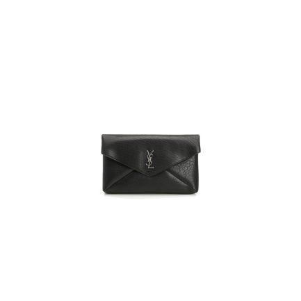 YSL CASSANDRE large envelope pouch in lambskin