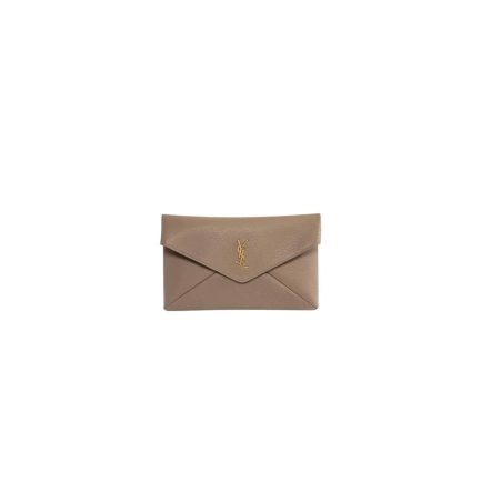 YSL CASSANDRE large envelope pouch in lambskin