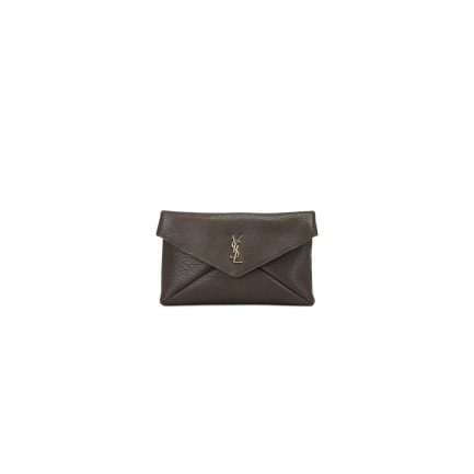 YSL CASSANDRE large envelope pouch in lambskin